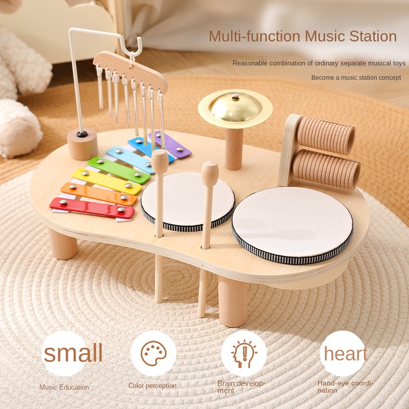 Kids Education Music - LazyChild Kids Educational Toy Wooden Music