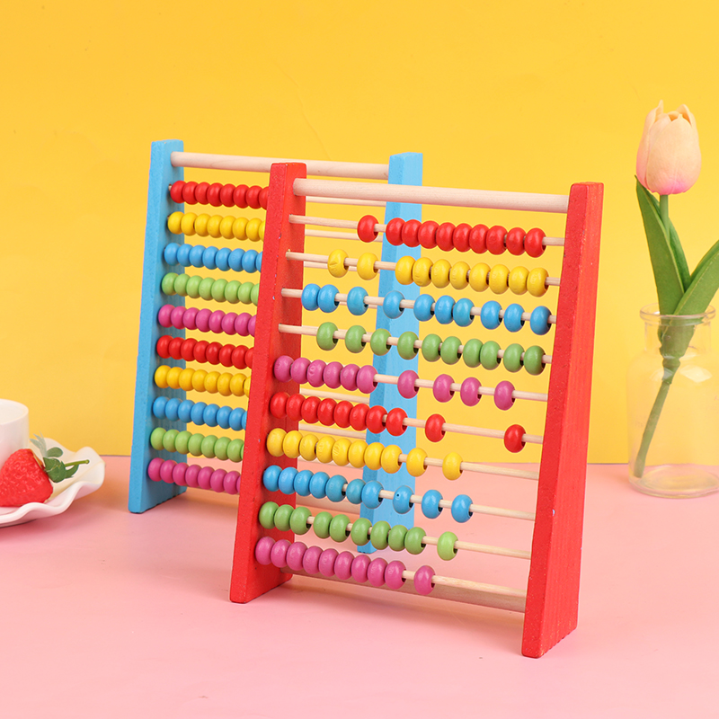 Abacus Counting Bead - Wooden Abacus Child Math Educational Learning