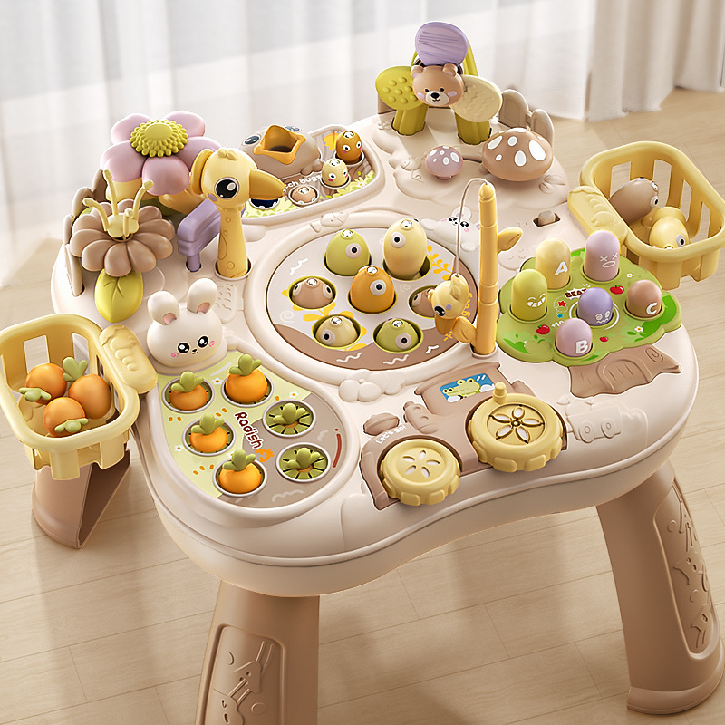 Kids Education Music - Toddler Early Education Multifunctional Game Table
