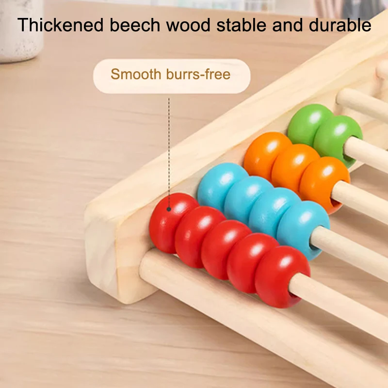 Wooden Counting Toy Abacus Mon - Abacus Counting Bead 评论和价格