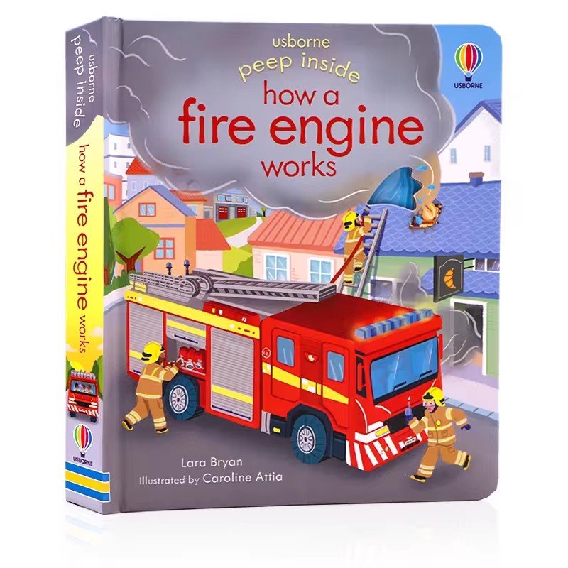 Usborne Peep Inside How A Fire - Kid Education 评论和价格