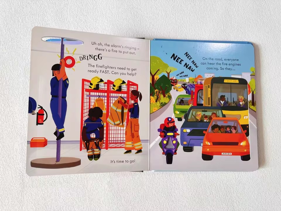 Usborne Peep Inside How A Fire - Kid Education 评论和价格