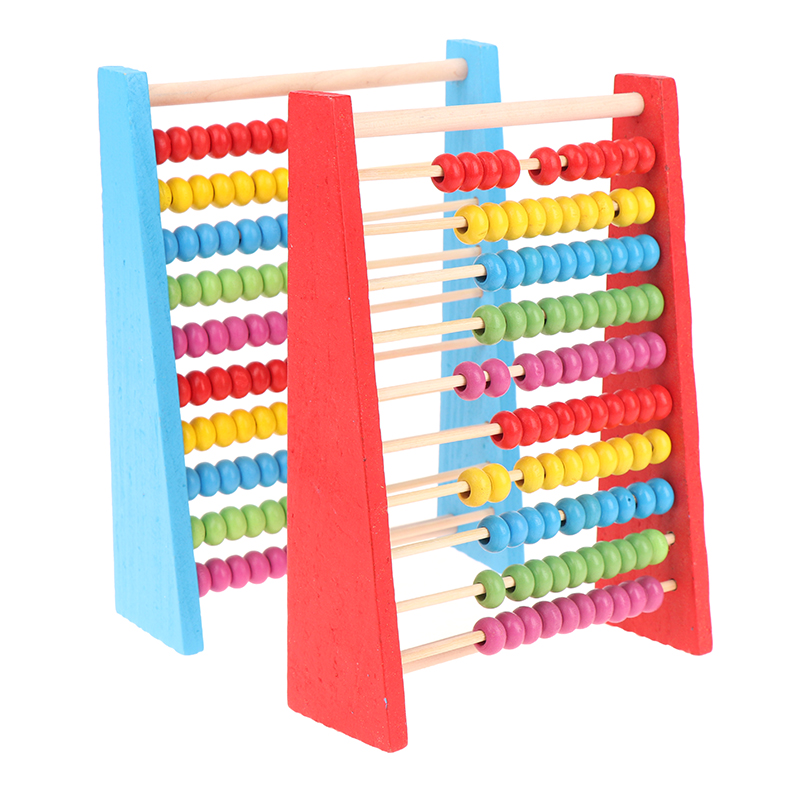 New-Wooden Abacus Child Math E - Abacus Counting Bead 评论和价格