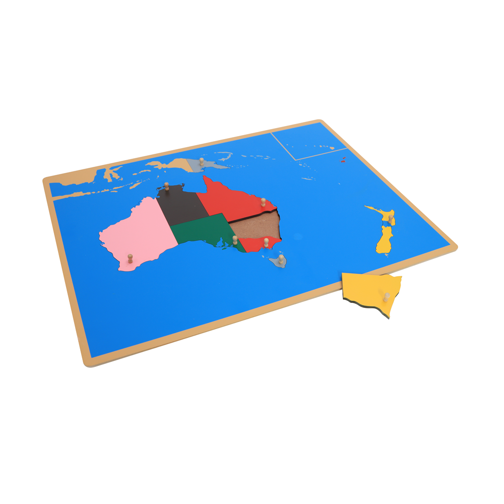 Wood Puzzle Map of Australia M - Kids Education In Australia 评论和价格