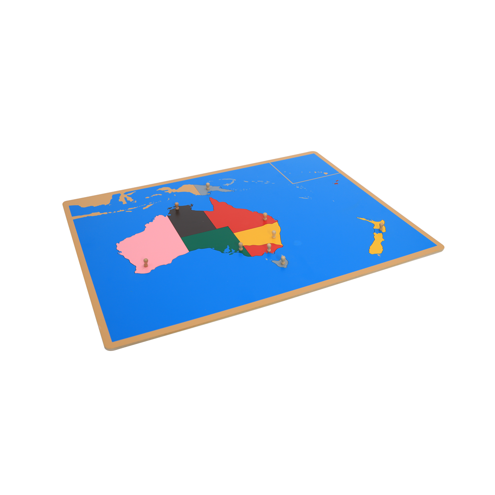 Wood Puzzle Map of Australia M - Kids Education In Australia 评论和价格
