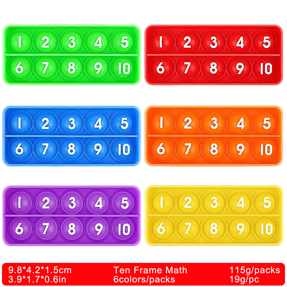 Ten Frames Math Games Toy for  - Math Manipulative Set 评论和价格