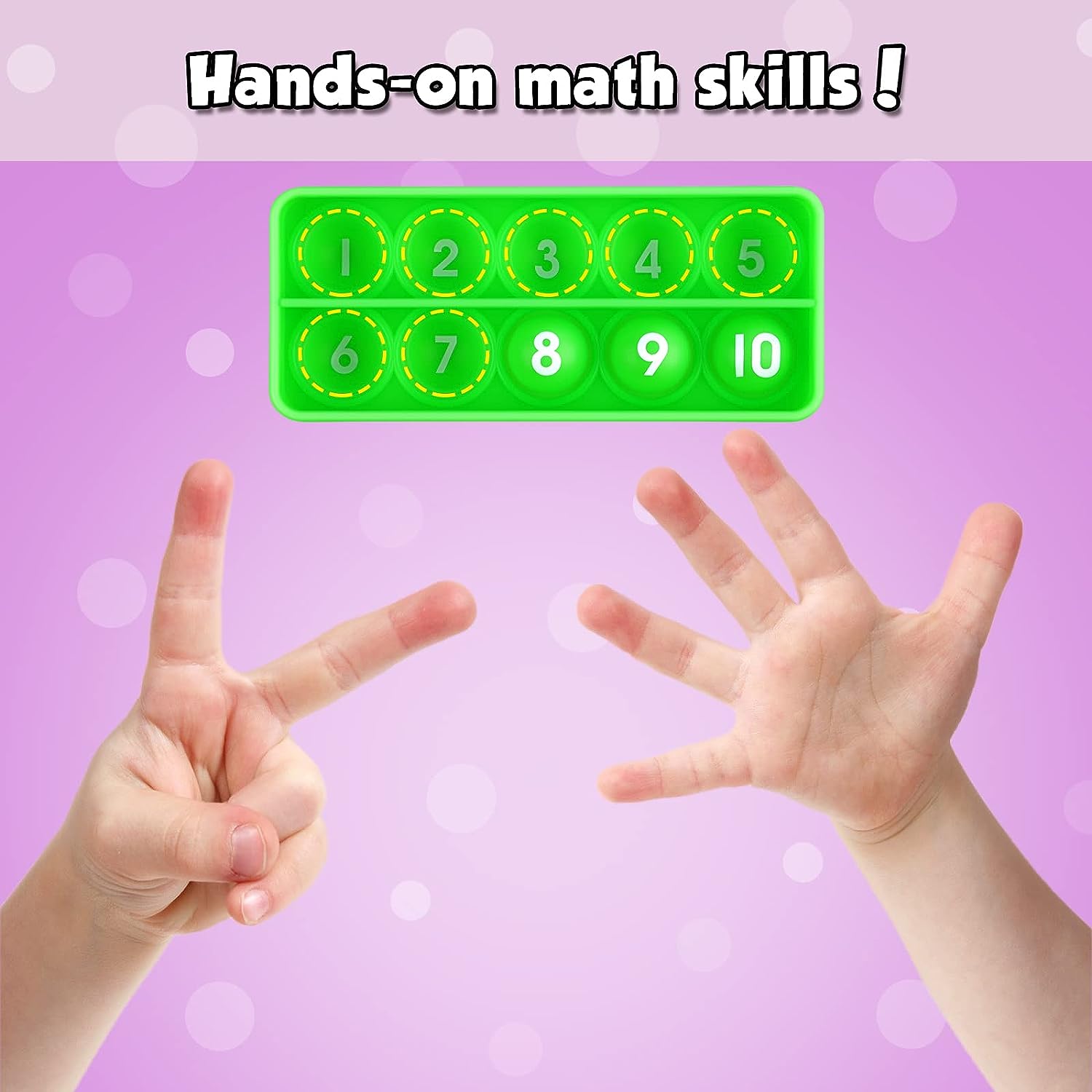 Ten Frames Math Games Toy for  - Math Manipulative Set 评论和价格