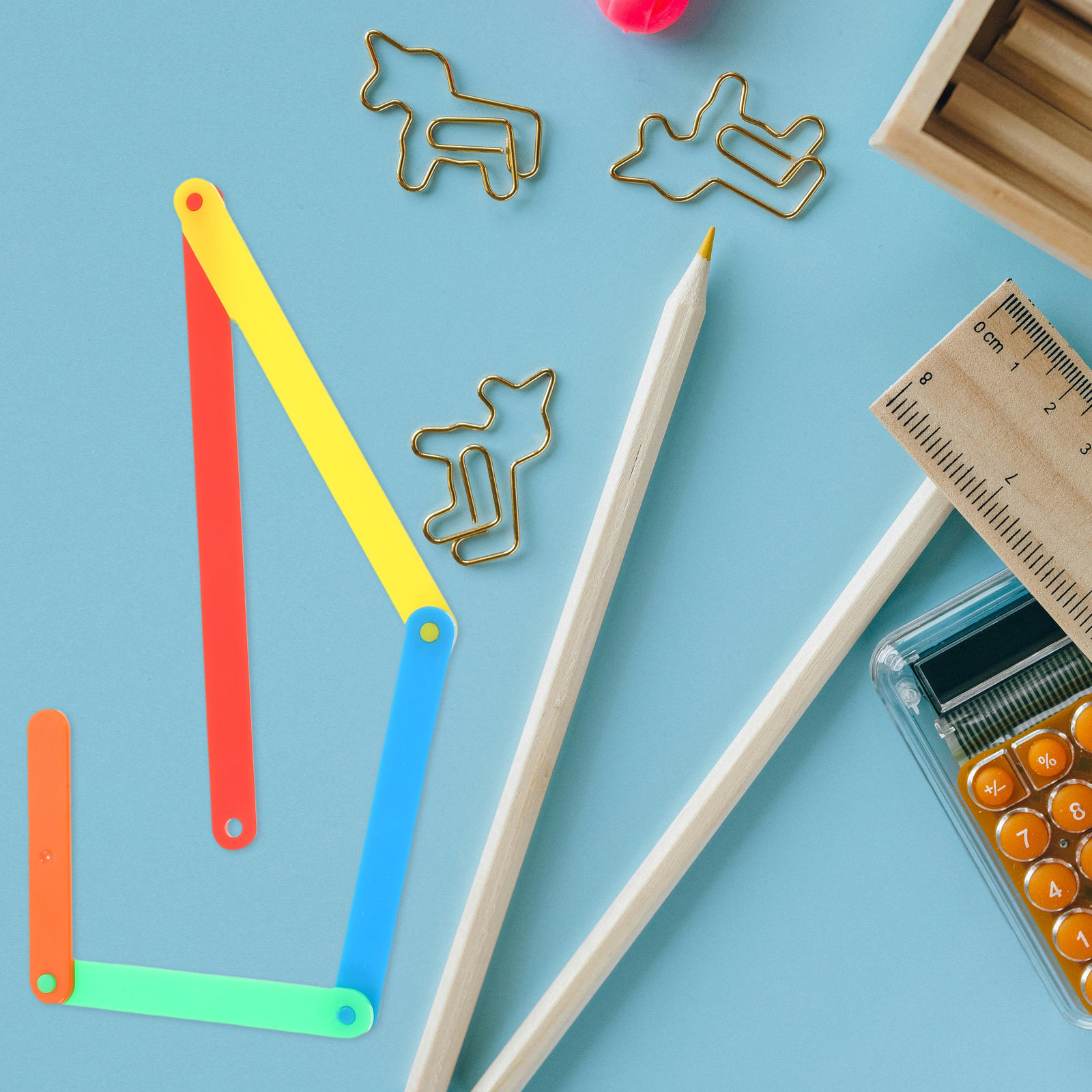 10Pcs Angle Learning Tools Set - Math Manipulative Set 评论和价格