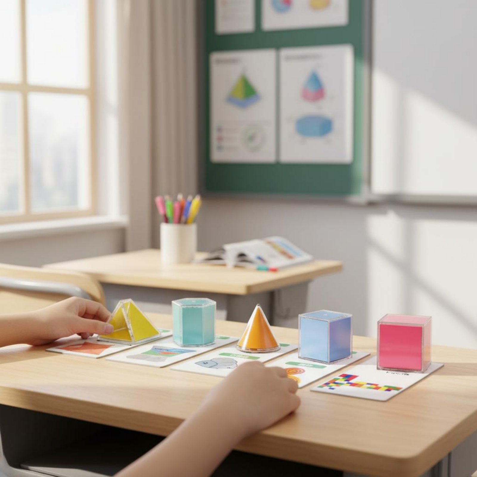 8 Pieces Transparent Geometric - Math Manipulative Set 评论和价格