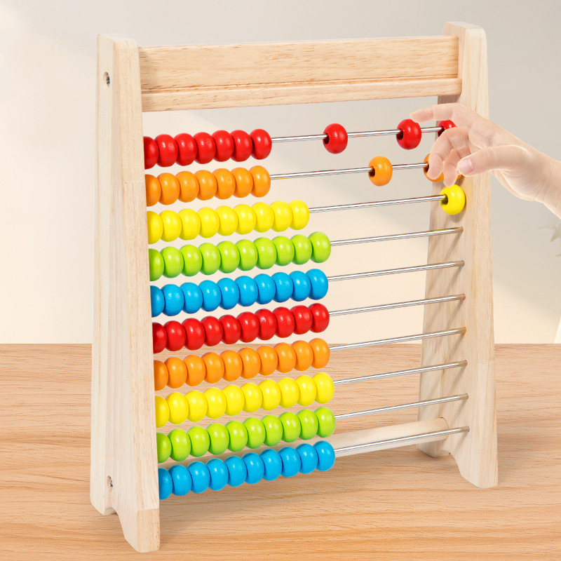 Wood Counting Beads Montessori - Abacus Counting Bead 评论和价格