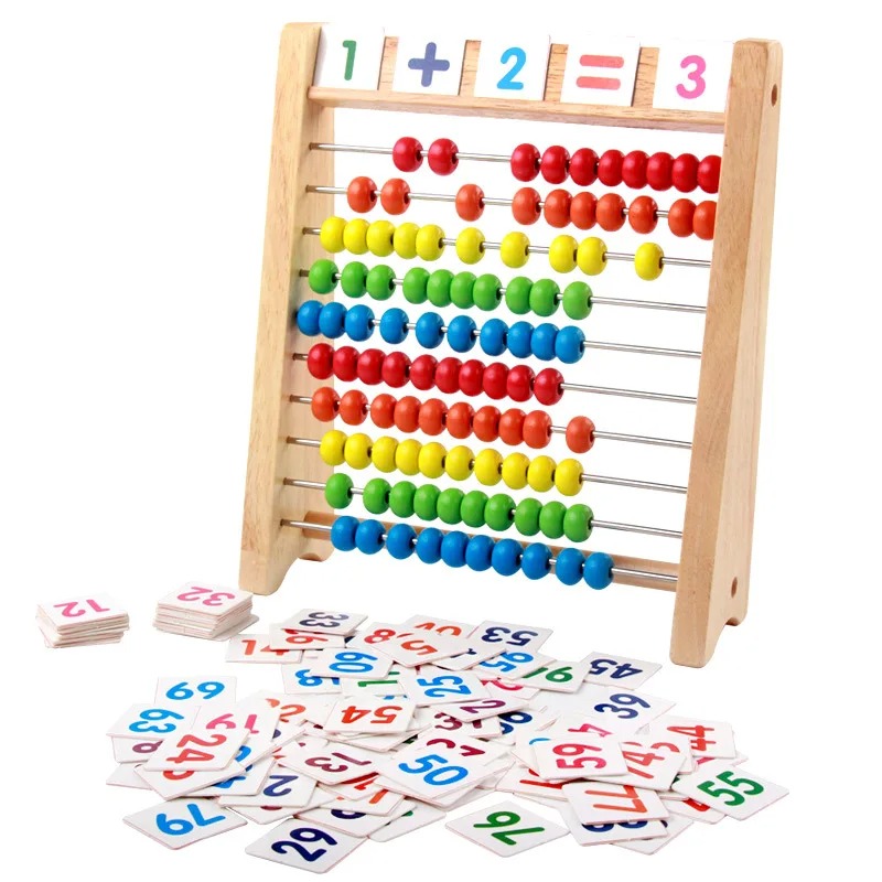 Wooden Abacus Educational Math - Abacus Counting Bead 评论和价格