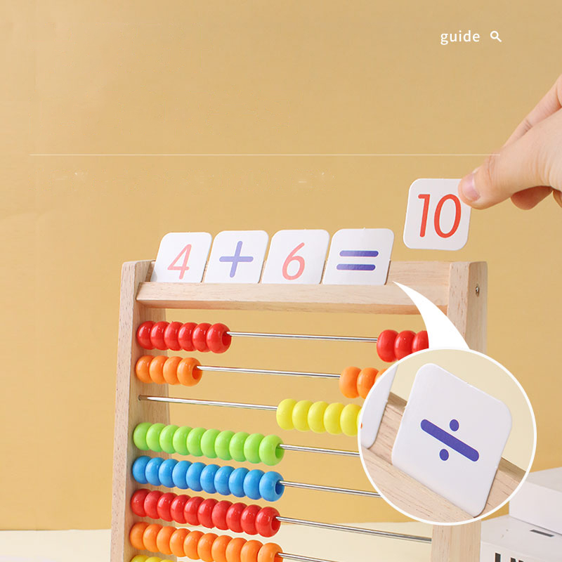 Wooden Counting Toy Abacus Mon - Abacus Counting Bead 评论和价格