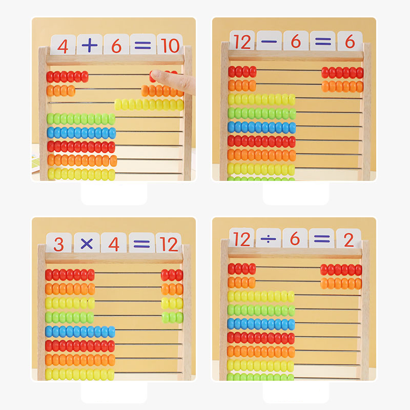 Wooden Counting Toy Abacus Mon - Abacus Counting Bead 评论和价格