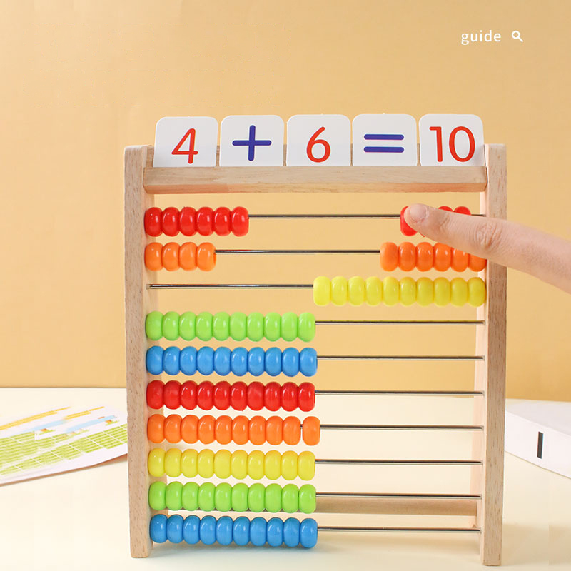 Wooden Counting Toy Abacus Mon - Abacus Counting Bead 评论和价格