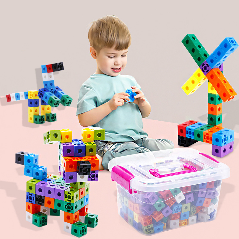Math link Cubes Set of 100 Cub - Math Manipulative Set 评论和价格