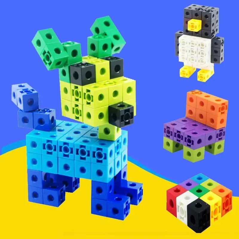 Math link Cubes Set of 100 Cub - Math Manipulative Set 评论和价格