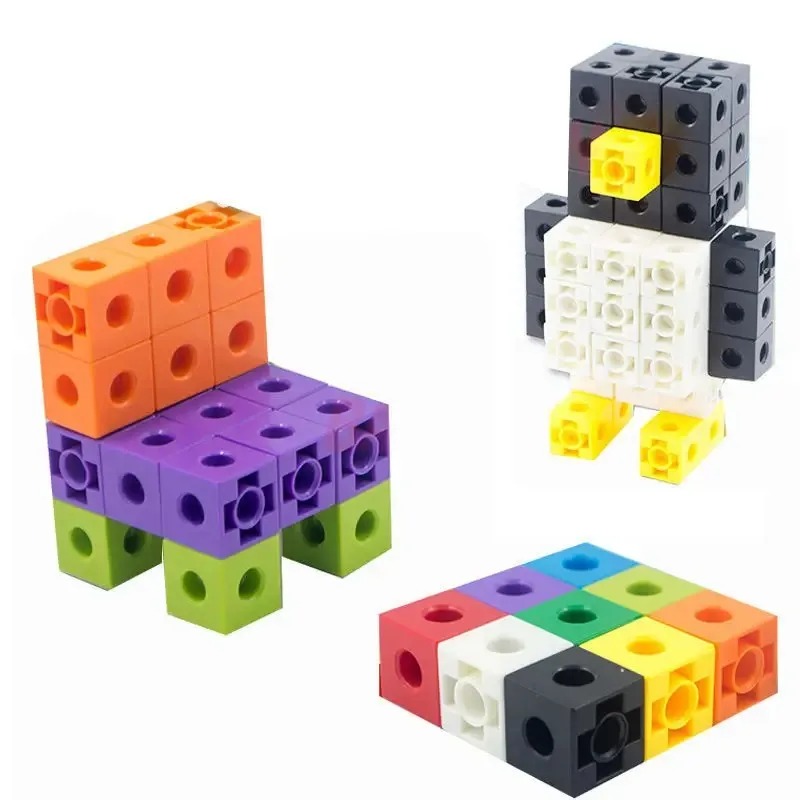 Math link Cubes Set of 100 Cub - Math Manipulative Set 评论和价格