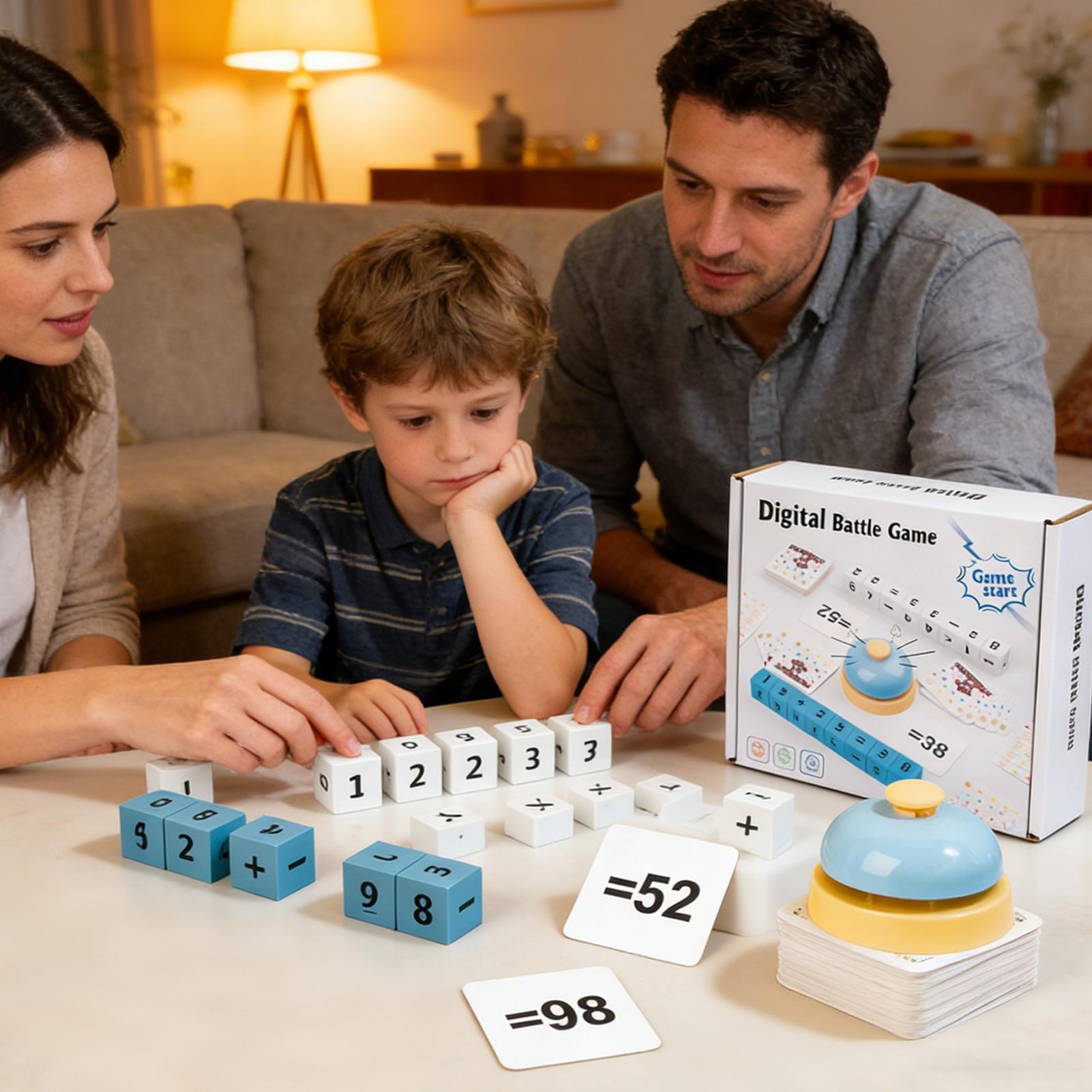 Wooden Numbers Blocks Puzzle M - Math Manipulative Set 评论和价格