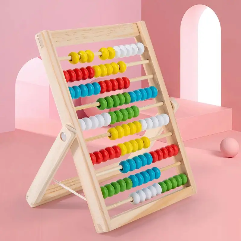 1Pcs Montessori Number Arithme - Abacus Counting Bead 评论和价格
