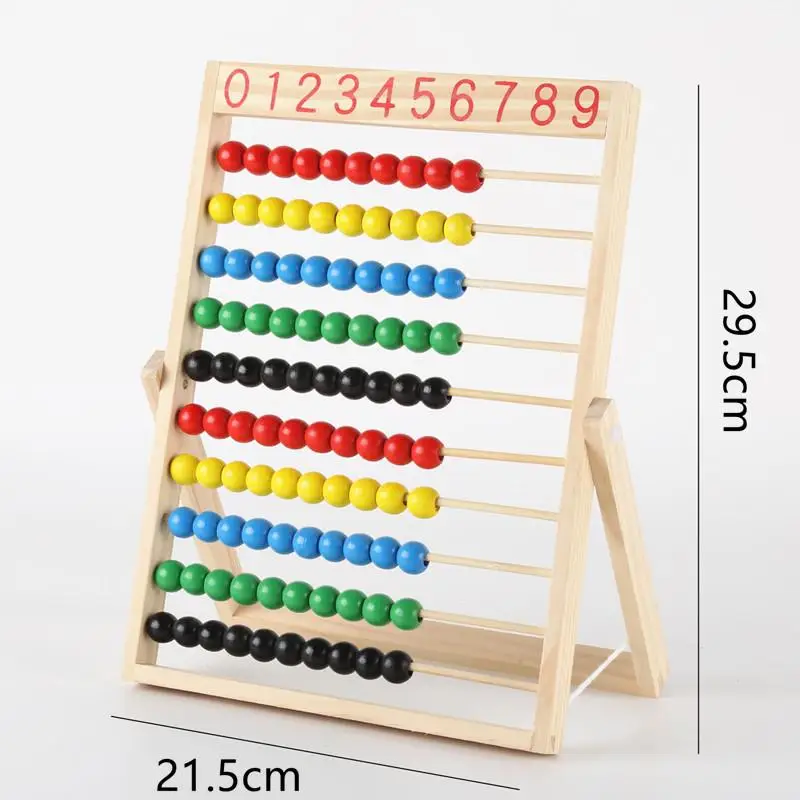 1Pcs Montessori Number Arithme - Abacus Counting Bead 评论和价格