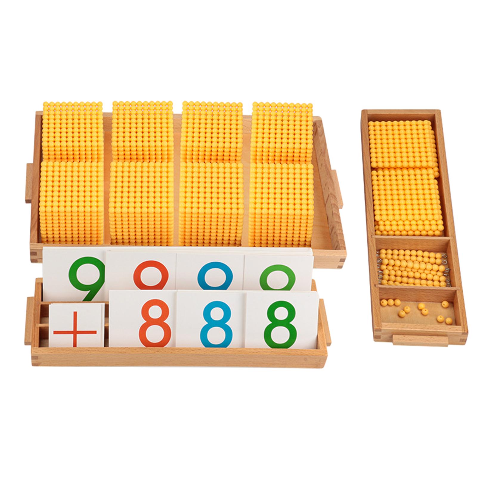 Montessori Bead Material Set M - Math Manipulative Set 评论和价格