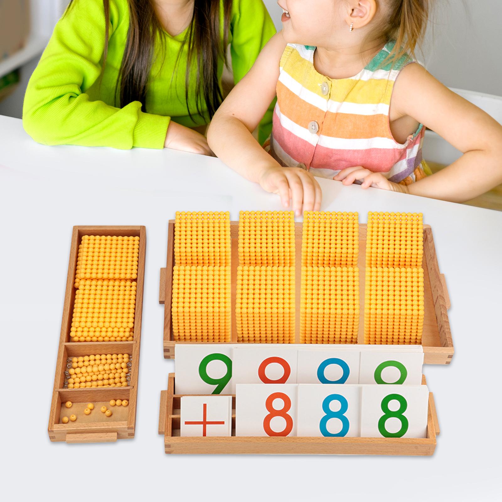 Montessori Bead Material Set M - Math Manipulative Set 评论和价格